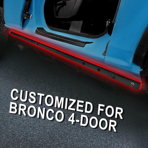 Pinch Weld Cover Passend für Ford Bronco 4-Türer 21-23 Trail Armor Rocker Panels - Picture 10 of 14