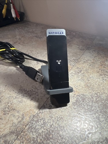 NetGear N-300 Wireless WiFi USB Adapter WNA3100 W Dock Cradle Stand  - Picture 6 of 6