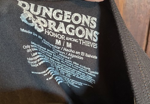 Dungeons and Dragons Honor Among Thieves Men's Tee Size MEDIUM T-shirt - Picture 4 of 4