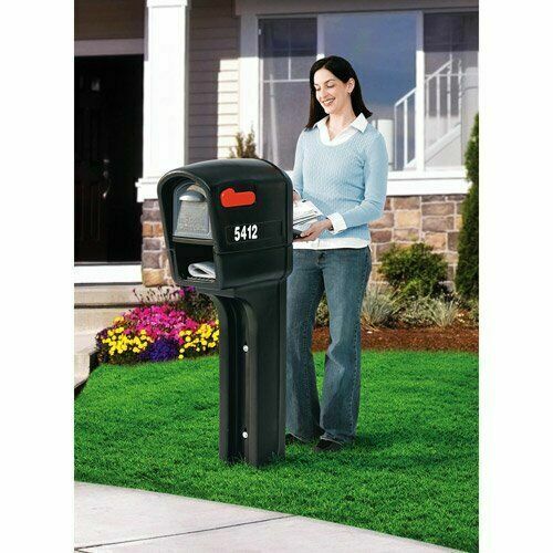 Residential Plastic Mailbox Post Mount News Paper Holder Heavy Duty Rain Proof Op voorraad Gemaakt in Japan