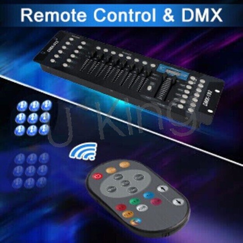 9LED RGBW Par Can Light 120W DMX Remote Wash Stage DJ Disco Party Par Lights - Picture 8 of 14