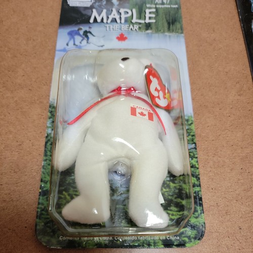 Ty Beanie Bears McDonald's Erin Glory Britannia Maple 1999 new sealed - Picture 10 of 11