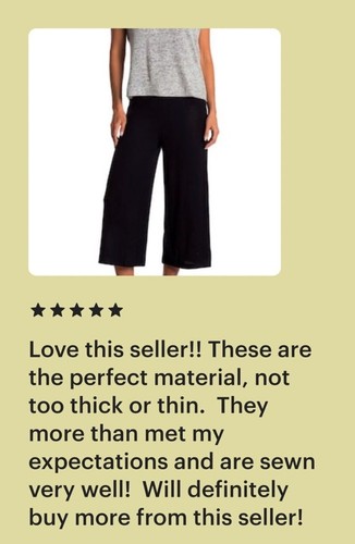 Women Wide Leg Crop Pants Yoga Capris Crop Leggings Pants Casual Crop Pants - Picture 4 of 10