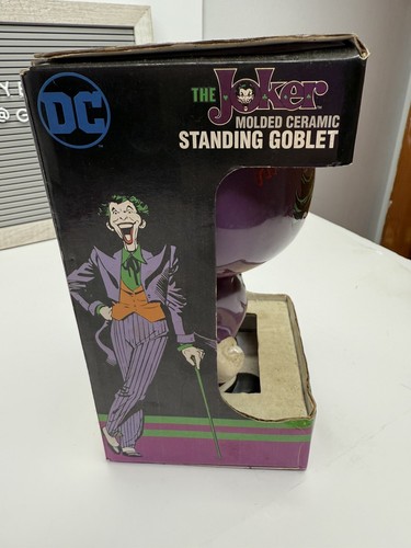 THE JOKER Molded Ceramic Standing Goblet 12 oz. By ICup  DC New in Unopened Box - Picture 4 of 4