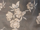 60" Wide Sheer Off White Blush Beaded Sequined Floral Embroidery Fabric 1344