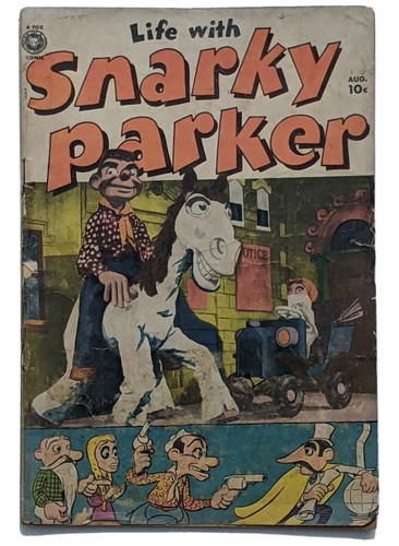 Life With Snarky Parker #1 (August 1950, Fox) Jahrmarkt/gut 1,5 Teilfoto Cover - Bild 1 von 4