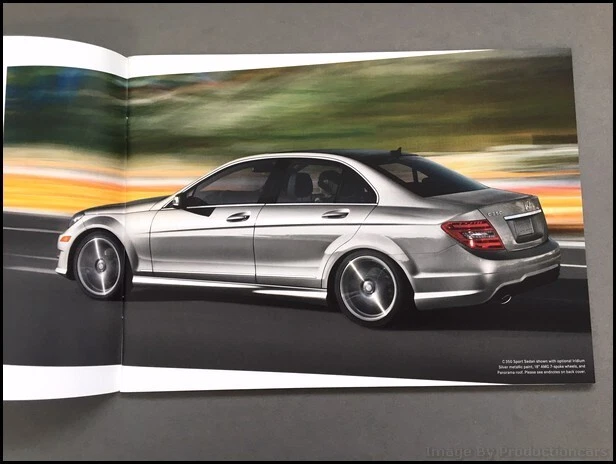2014 Mercedes Benz C-Class C250 C300 C350 C63 AMG 32-page Sales Brochure Catalog Foto 3 de 4