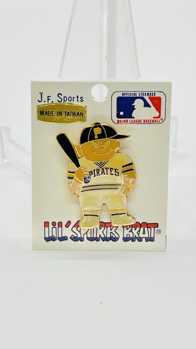 Pittsburgh Pirates Lil Sports Brat Lapel Pin MLB RETRO LAPEL PIN NEW NWT - Picture 3 of 7