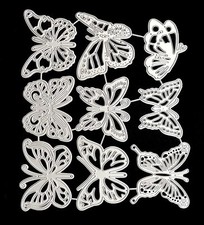 Butterfly Metal Die Cuts 9 Pieces for Card Making Butterfly Cutting Dies Sten...