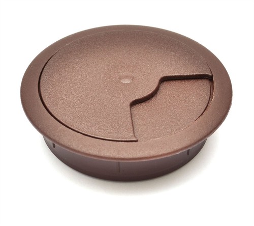 Ordinateur PC Bureau Plastique Oeillet Table Câble Rangement Fil Trou Couvercle 60mm 80mm - Photo 23/30