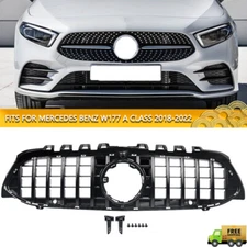 GT R Front Bumper Grille Grill For Mercedes Benz W177 A Class A200 A220 2018-22
