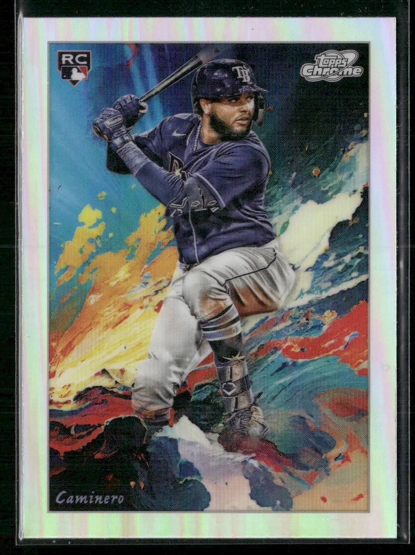 2024 Topps Chrome Cosmic Junior Caminero Stars in the Night #STN-7 Rays (E)