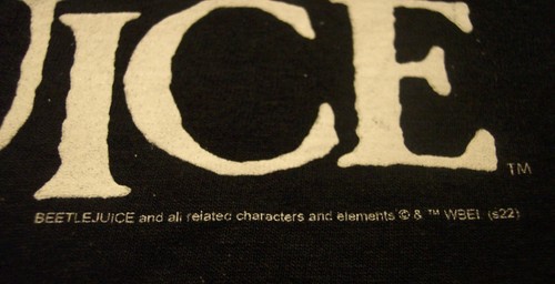 VINTAGE STYLE BEETLEJUICE T-Shirt MENS MEDIUM NEW w/ tag 1980's Movie - Picture 3 of 3