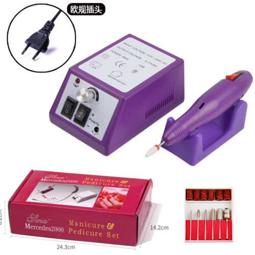 Electric Nail File Drill Manicure Machine Art Acrylic Pedicure Tool Set US EU - Picture 13 of 27