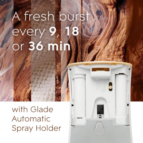 Glade Automatic Spray Refill, Air Freshener for Home and Bathroom, Cashmere Wood - Picture 6 of 12