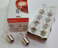 12V 21W 10 Stück Osram Glühlampen Blinker Bremse BA 15s,  Glühbirne, Rücklicht .