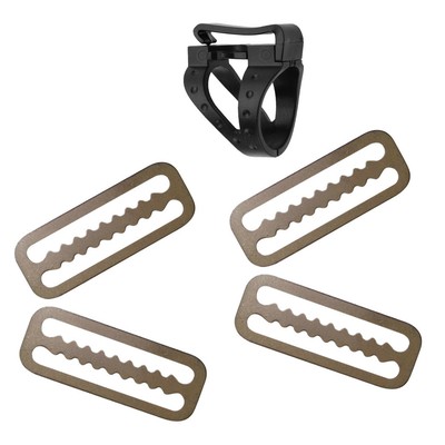 Plastic Snorkel Clip 4pcs 2/" Stainless Steel Weight Belt Keeper Retainer