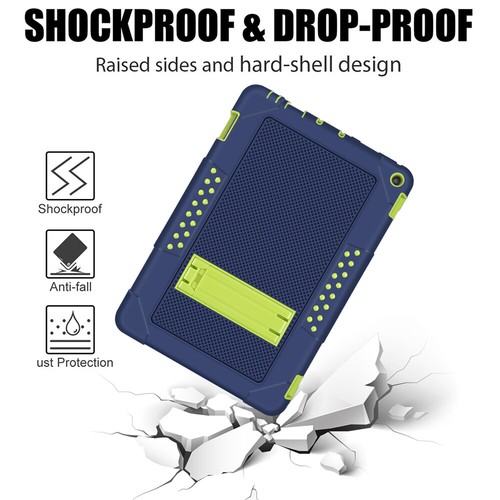 For Amazon Fire HD 10 11th Gen Shockproof Rugged Stand Case+Screen Protector - Picture 5 of 37