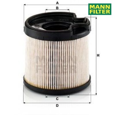 Kraftstofffilter MANN-FILTER PU922x für Citroën C5 I Jumpy