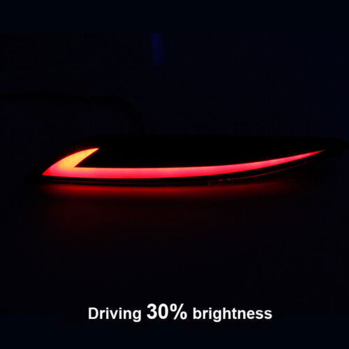 2x LED Rear Bumper Reflector Brake Parking Lamp For Hyundai Sonata 8th 2011-2014 - Picture 9 of 9