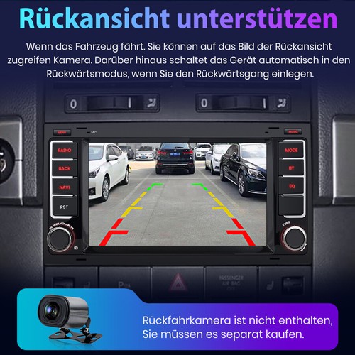Für VW T5 Multivan Transporter DAB+ Android 12 Autoradio 2+32GB GPS Navi RDS BT - Bild 9 von 12