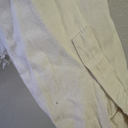 Vintage 90s Brenda & Friends Cottagecore Lace Cream Button Up Shirt Sz L GUC - Bild 8 von 8