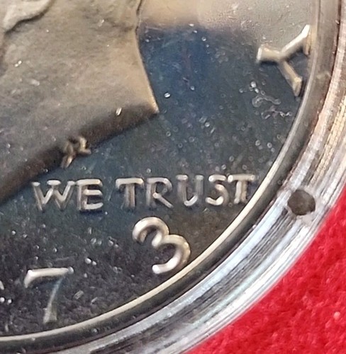 1973 S -PROOF SET W/DDO Ike -DDR Dime - Toned Full Steps Nickel -ETC. MINT Error - Picture 4 of 6