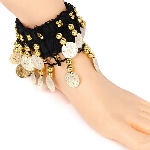 Belly Dance Wrist Ankle Cuffs Chiffon Bracelets Christmas Costume Accessory USA - Picture 8 of 31