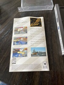 Sega Saturn Game Theme Park Case And Manual Only No Game 