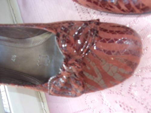 Gabor. Beautiful Real Leather Shoes/Brown Colour/Stable Heels. UK 4.5 Great Cond - Picture 4 of 19
