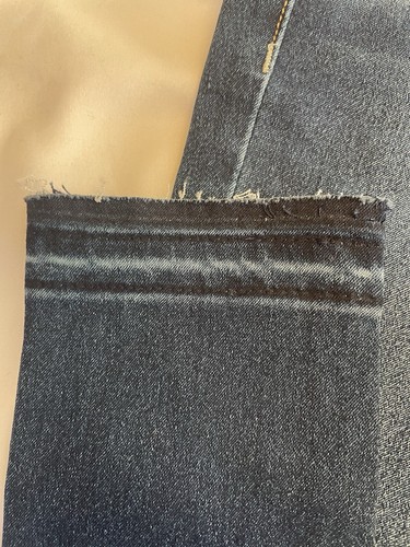 Jumping Beans Denim Jeggings Snaps adjustable Waistband Raw Hem Girls SZ 6X New - Picture 5 of 13