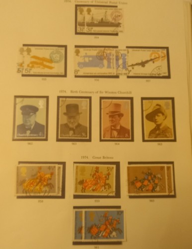Colección de sellos GB QEII en álbum SG Vol II - buen usado- 1971-90 (casi completo) - Imagen 4 de 24