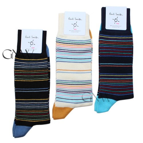 PAUL SMITH HOMBRE PAQUETE DE 3 CALCETINES ITALIA CON CAJA DE REGALO PS TALLA ÚNICA Antes £60 - Imagen 5 de 14