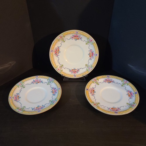 ANTIQUE ROYAL WORCESTER MARLOWE CUP -2 OR CREME SOUP SAUCERS-3 BONE CHINA CHOICE - Picture 20 of 28