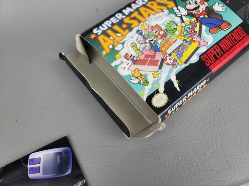 Super Mario All Stars Super Nintendo SNES - Auténtico - Caja - Papeleo - Imagen 6 de 8