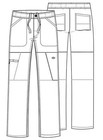Dickies Dynamix Men Scrubs Pant Zip Fly Cargo Plus Size Dk110T, 3Xl Tall, Royal
