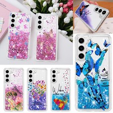 Soft TPU Liquid Bling Cover Custom Phone Case For Samsung Galaxy S24 S25 A16 A26