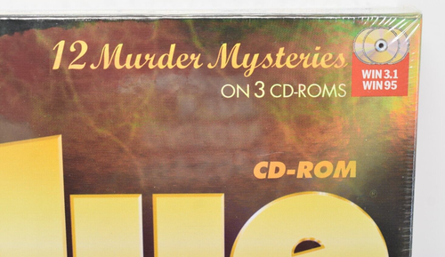 Clue Big Box Game CD-ROM Murder Mystery Vintage 1996 Windows Hasbro New Sealed - Picture 2 of 11