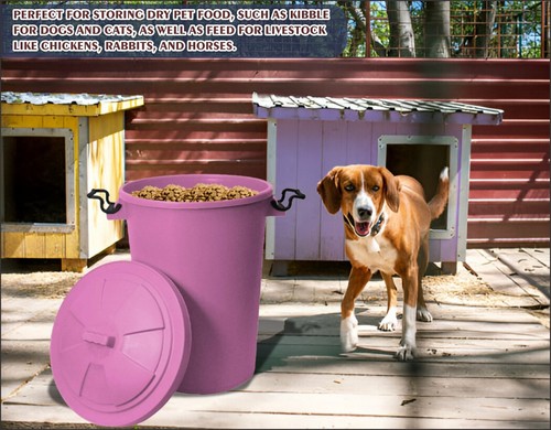 10 x Large Dustbins With Lids For Kitchen Garbage Waste 50L Bins Wholesale Bulk - Picture 7 of 22