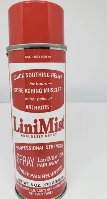 Linimist Analgesic Spray 6 Oz Expiration 2015 "spray Pain Away" US Ship