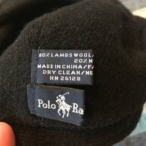 Polo de Lana Ralph Lauren Marrón Newsboy Driver Sombrero Gorra Plana Talla L/XL - Imagen 3 de 5