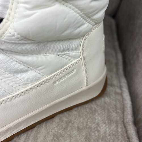 Sorel New Whitney II Short Lace Waterproof Boot White Luxury Unique Style Size 8 - Picture 8 of 16