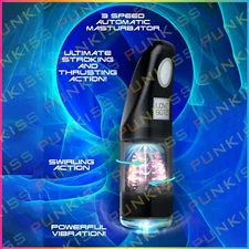 LOVEBOTZ Ultra Bator Automatic Male Masturbator💋Handsfree Sucking Sex Toy Men