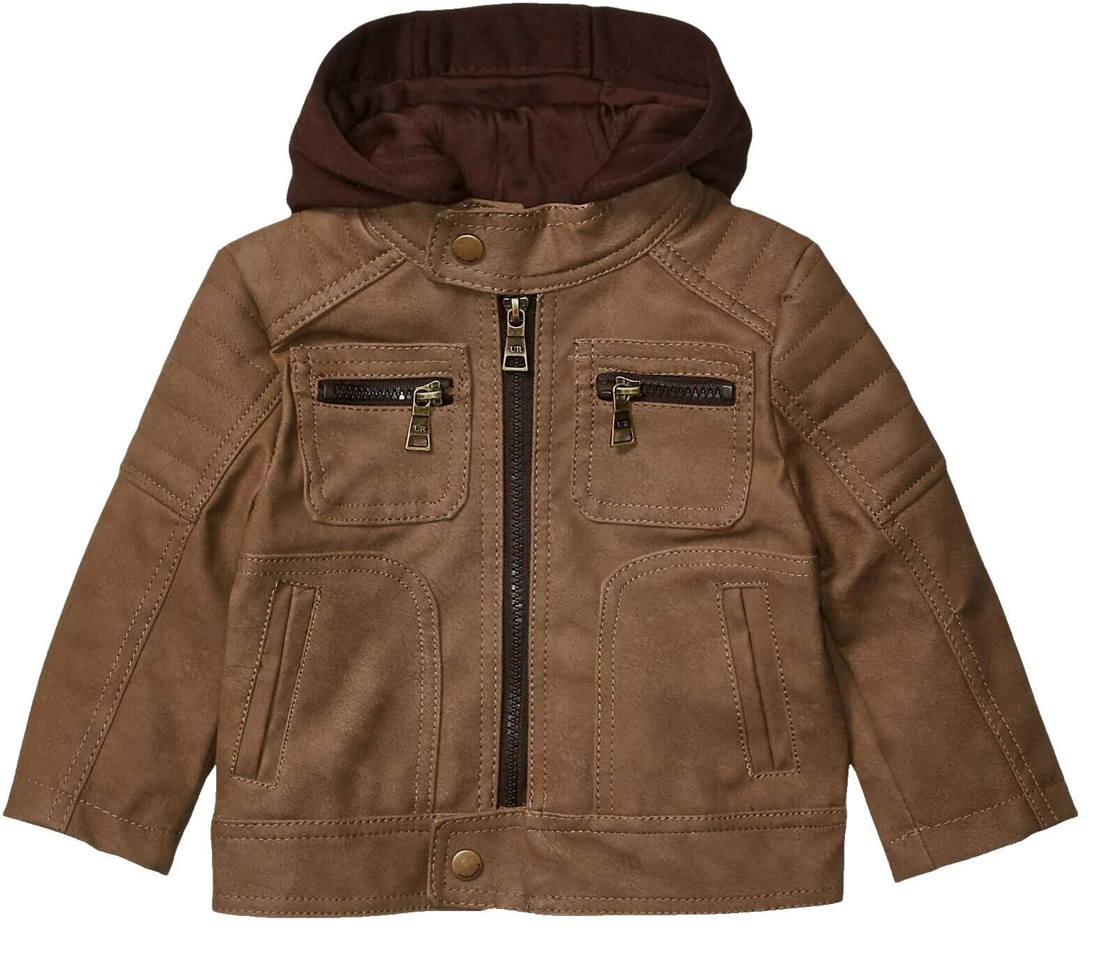 Brown Basic Jackets for Boys