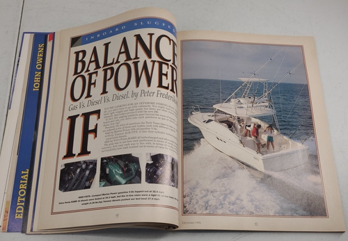 Boating Magazine December 1992 Regal 32 Baia Force One 43 Thundercraft 280 - Picture 5 of 6