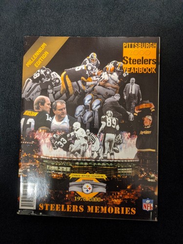 🏈  2000 PITTSBURGH STEELERS Team Yearbook Three Rivers 1970-2000 BRADSHAW - Bild 1 von 2