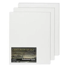 Deluxe Professional Oil Primed Linen Canvas Panels - 11x14-3 Pack of Linen Ca...