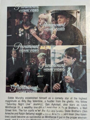 New Sealed VHS Trading Places 1983 Paramount With Watermarks - Picture 13 of 24