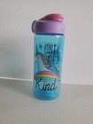 zak! Unicorn Plastic 16.5 oz Water Bottle new Rainbow One Of A Kind Heart Stars
