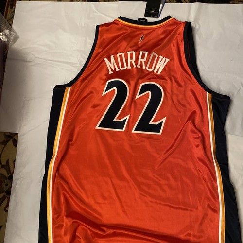 Adidas Vintage Golden State Warriors Orange Anthony Morrow Taglia 2xl 56 Nuove con etichetta - Foto 5 di 5